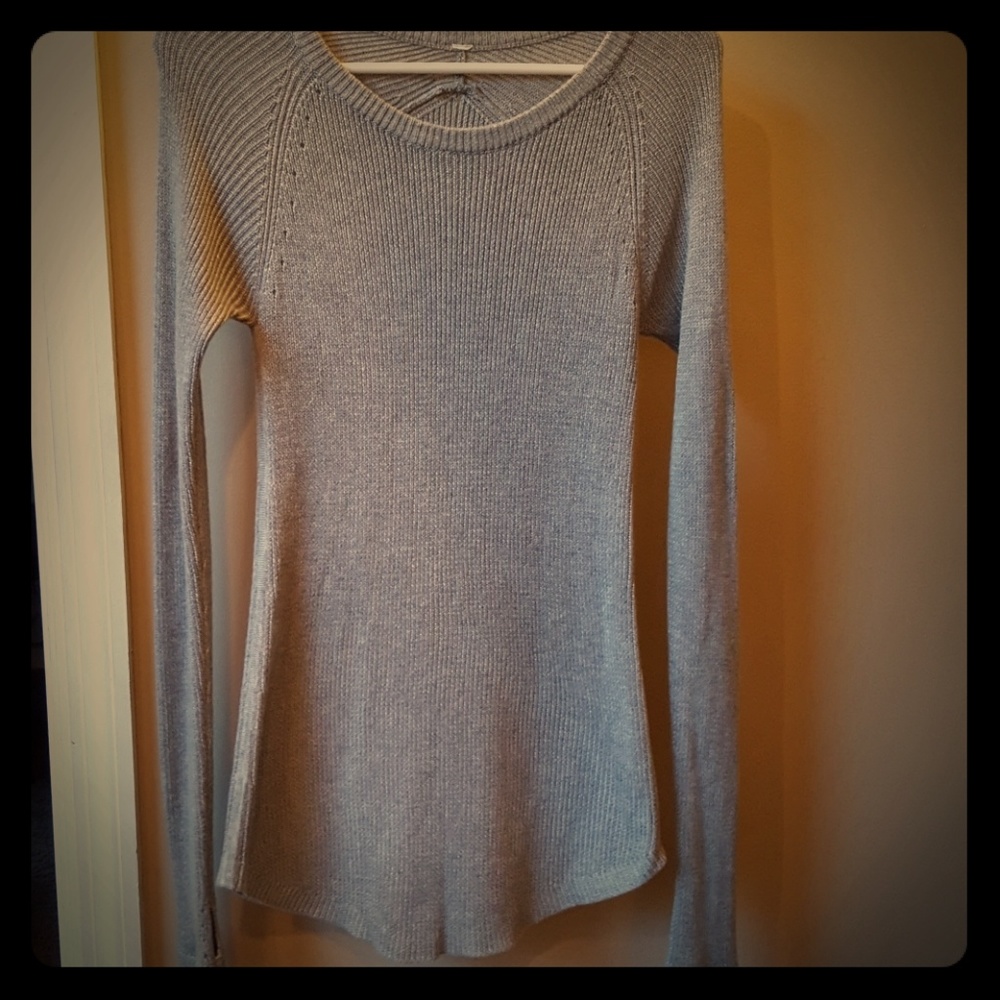 Sleek grey lululemon sweater